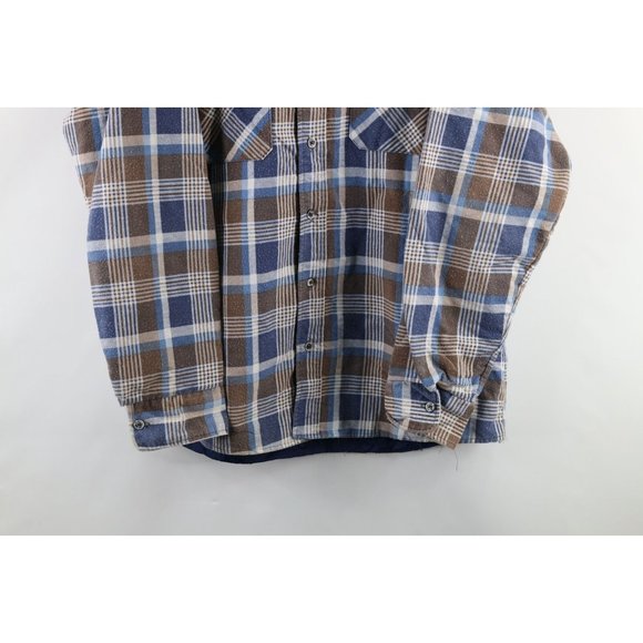 Vintage Jackets & Coats Vintage 7s Grunge Xlt Faded Insulated Plaid